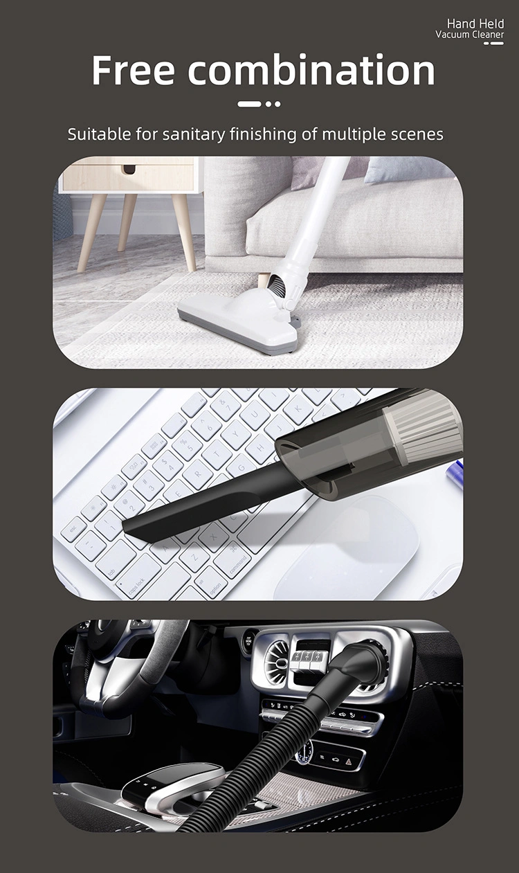 Car Handheld Portable Rechargeable Wet and Dry Cordless Vacuum Cleaner