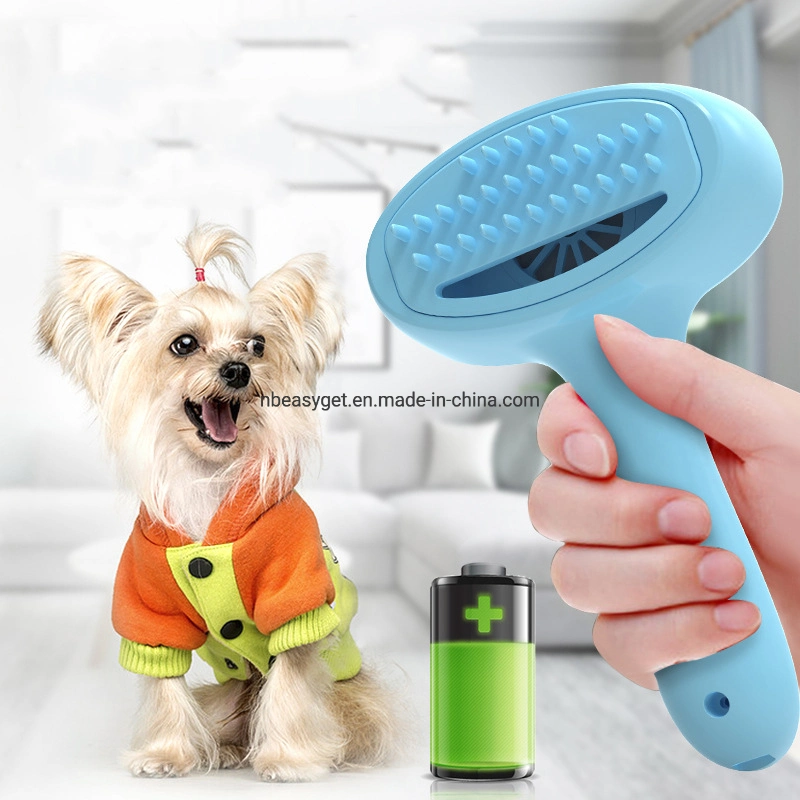 Dog Vacuum Cleaner Hair Removal Hair Suction Grooming Device Portable Wireless Battery Operated Pets Comb Massage Brush Cleaner Esg12635