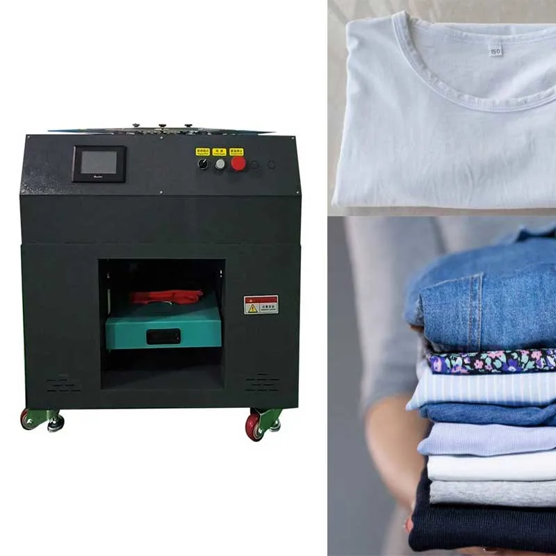 High Quality T-Shirt Ironing and Folding Machine Automatic Clothes Hanger Folding Machine