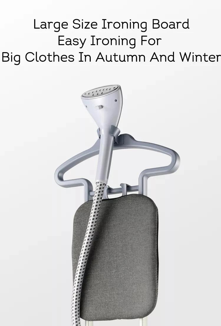 Standing Vertical Garment Steamer and Strong Horizontal Steam Iron with Iron
