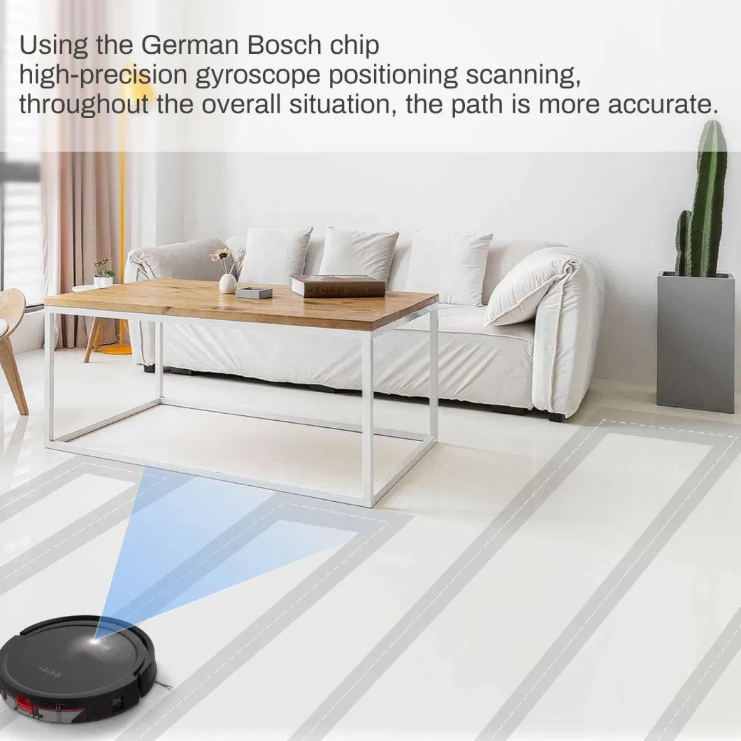 Intelligent 2000PA Suction Robot Vacuum Floor Cleaner Manufacturer