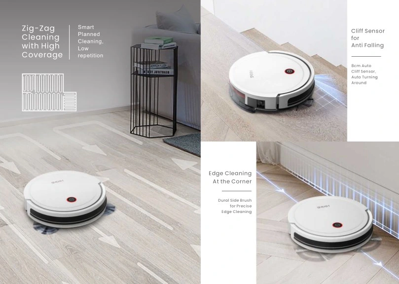 Intelligent 2000PA Suction Robot Vacuum Floor Cleaner Manufacturer