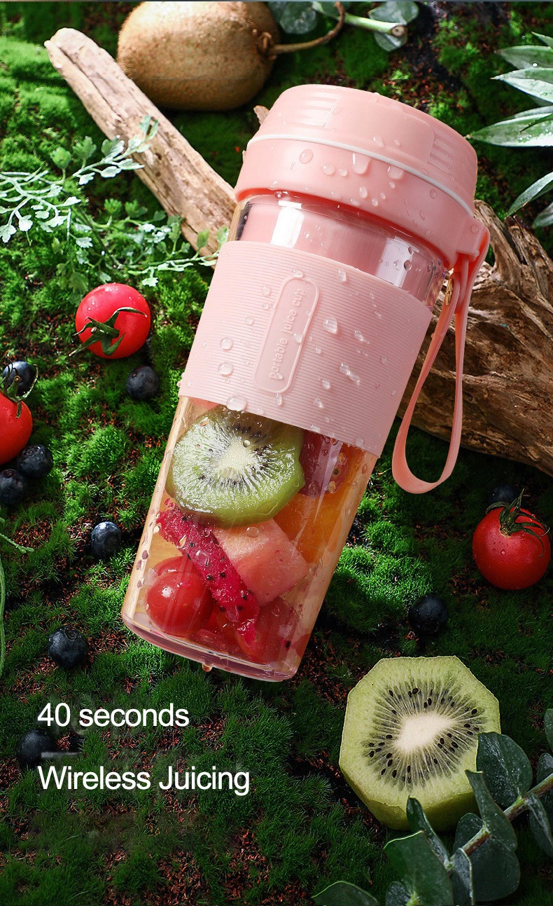 Electric Rechargeable Food Mixer Cup Smoothies Fresh Fruit Juicers Bottle Portable Blender