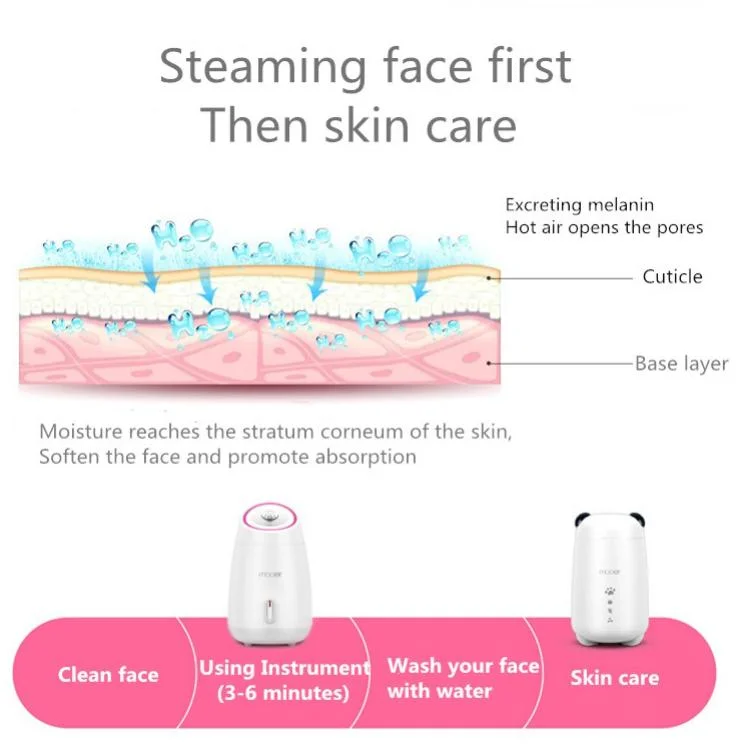 Home Deep Cleaning Beauty Nano Ion Thermal Spray Face Steamer
