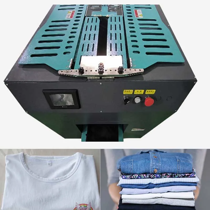 High Quality T-Shirt Ironing and Folding Machine Automatic Clothes Hanger Folding Machine