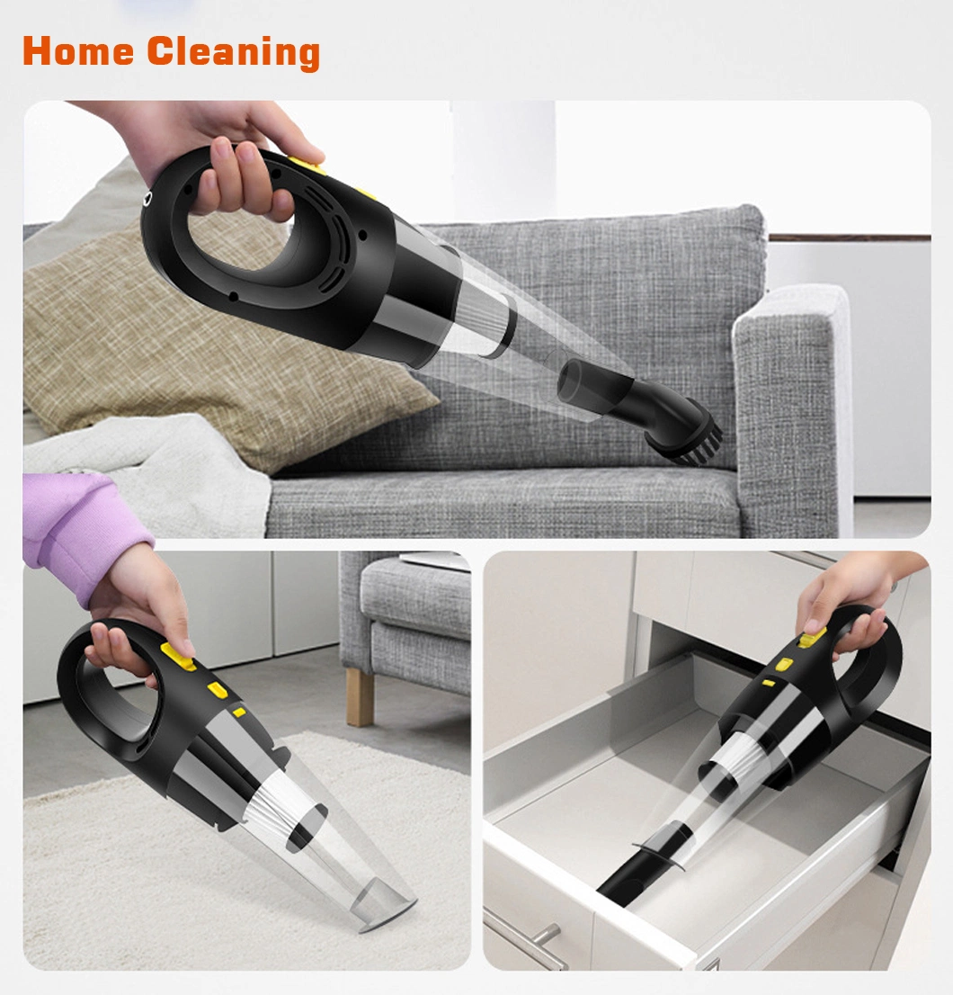 Portable Cordless Handheld Wet Dry USB Convenience Car Vacuum Cleaner