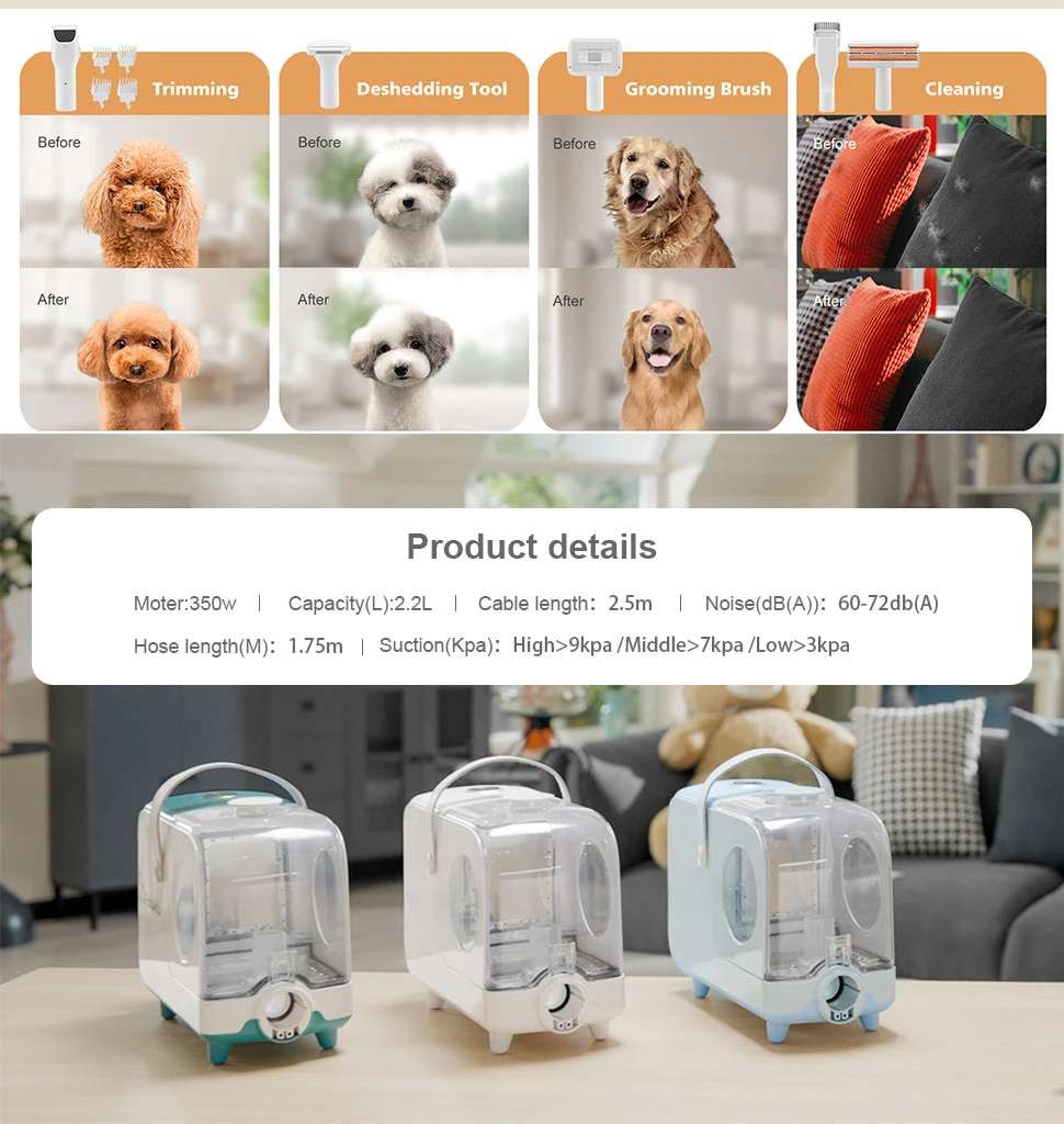 New Arrival Electric Portable Pet Grooming Hair Vacuum Cleaner Pet Kit Vacuum Cleaner