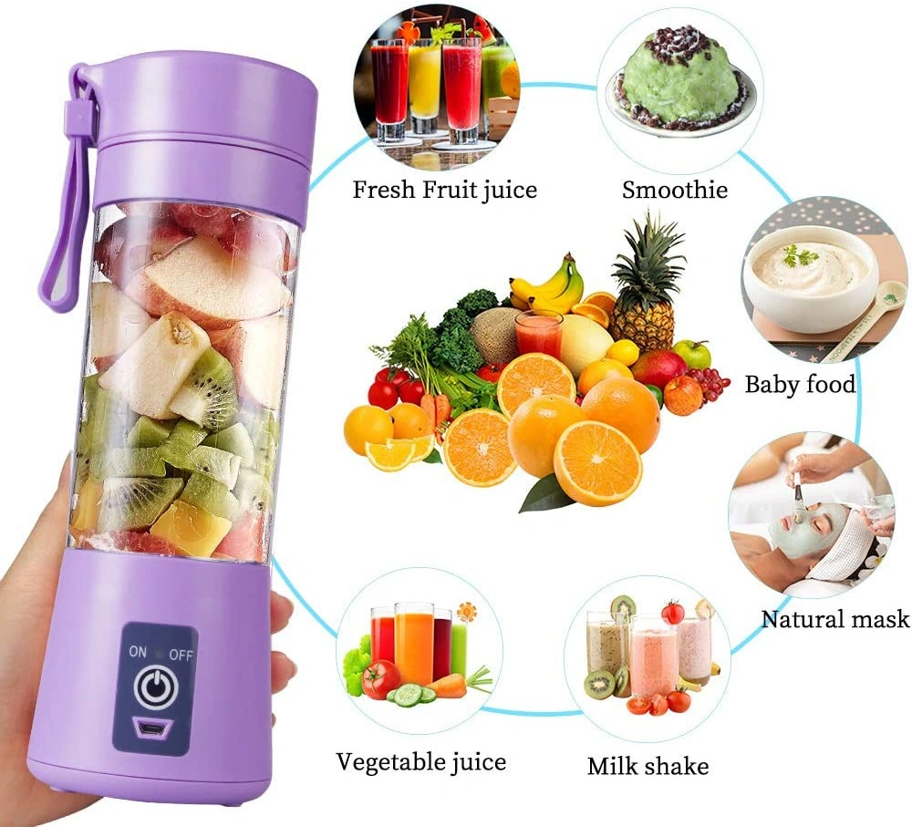 Portable Fruit Blender Electric Fruit Blender Portable Mini USB Fruit Blender Portable Mini Bottle Cup Fruit Blender Portable Fruit Juicer Blender Wholesale