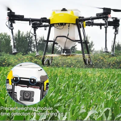 40L Pulverizador Sprayer Fumigation Drone GPS Agriculture Pesticide Spraying Drone with Fertilizer Sow Spreader