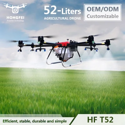 Intelligent 52L Payload Powerful Agri Sprayer Drone 16 Nozzles Precision Agriculture Drone Price