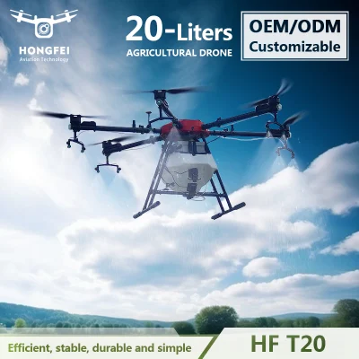 20L Multifunction Carbon Fiber Frame Agribot Dron De Fumigacion Agricola Agricultural Uav Heavy Lifting Agriculture Pesticide Spraying Agri Agro Drone