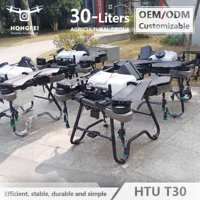 30L Large Capacity Seed Pesticide Uav Fpv Camera Remote Control RC Spray Drone for Agriculture