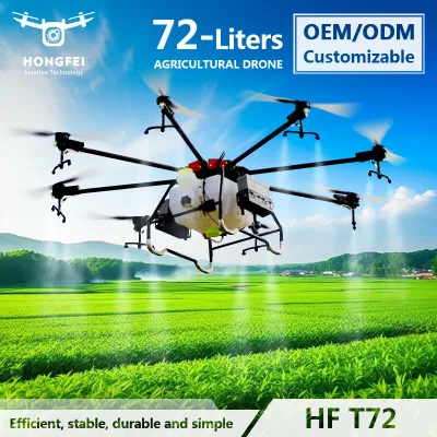  Cost-Effective 72L Large Agricultural Spraying Drone with 8 Axes and Large Blades Suitable for a Variety of Scenarios