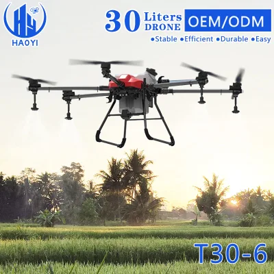  30L Drone PARA Fumigar Farming Pesticide Fertilizer Rice Seeder Hf T30 GPS Uav Atomization Agricultural Spray Drone Citrus Sprayer AG Mexico Brazil Price