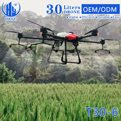  Agricultural Farming 40kg Payload Remote Control Spraying Uav Foldable Brushless Motor 6-Axis 30L Agriculture Drone with Durable Frame