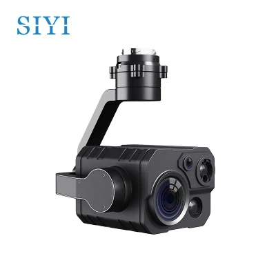 Siyi Zt30-D Optical Pod Four Sensors Gimbal Camera 4K 8MP 180X Hybrid 640 X 512 Thermal Imaging 1.5 Km Laser Rangefinder 2K Wide Angle