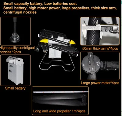 Joyance 10L 16L 30L 40 L Agriculture Drone New Design Quick Pluggable Smart Batteries 30L Large Payload Agricultural Sprayer Drone Jt30L-404