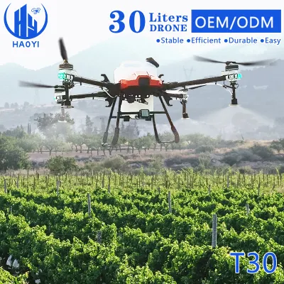 40kg Payload Fertilizer Spreader Agricola Dron Fumigacion GPS Frame Hf T30 4 Axis 30L Agricultural Uav Agriculture Drone Citrus Sprayer for Pesticides Spraying
