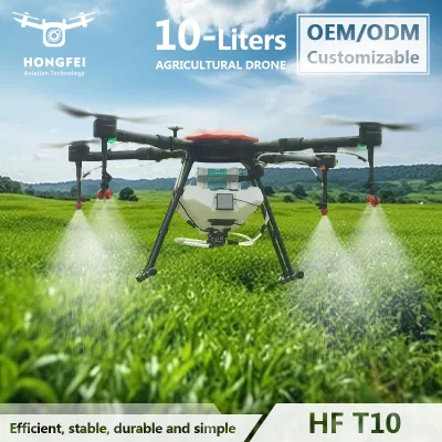 4-Axis Uav Agricola Drones PARA Fumigar 10L 4K Agricultural Spray Crop Frame Uav Long Distance Drone for Agriculture Purpose