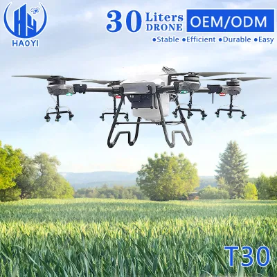  30L 4 Axis Quadcopter Farm AG Heavy Lift Drone Chemical Fertilizer Sprayers Long Range Agriculture Spraying Drone Citrus Sprayer for Farm Pesticide Crop Spray