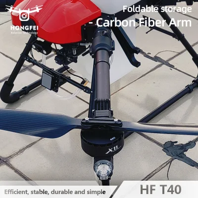 40L Heavy Capacity Fertilizer Spreading Drone Agriculture Spray Battery Fumigation Drones