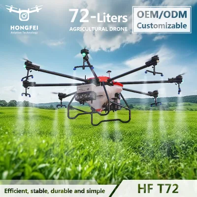  Garden Sprayer 72L Agricultural Drone Helicopter Fogging Machine Smart Agriculture Fumigation Portable Mist Disinfectant Machine Sprayer Drone