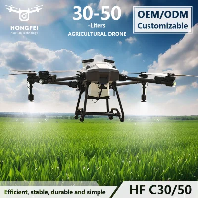  New Type Detachable 30-50L Water Tank Uav Drone Agriculture Spray with Fogger Device 4-Axis Agriculture Drone Crop Sprayer with Centrifugal Nozzles