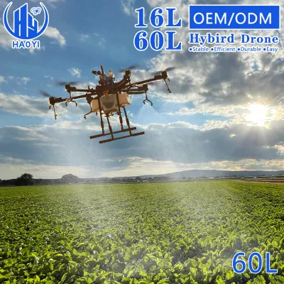  16 L 60 L Precision Agriculture Fast Spray Drones Hybrid Gasoline Electric Pulverizador Agriculture Drone for Crop Pesticides Spraying