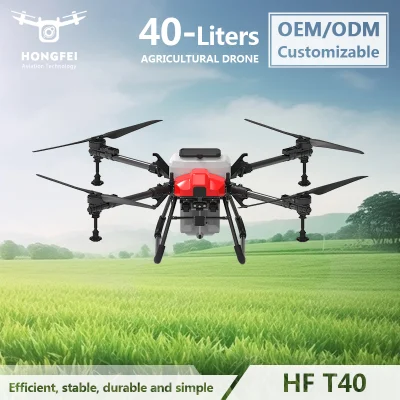  40L Heavy Capacity Fertilizer Spreading Drone Agriculture Spray Battery Fumigation Drones