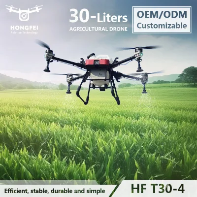  Long Distence Dron Fumigacion 30kg Foldable Agricultural Sprayer Drone Chemicals Spray Machinery Drones for Agriculture Purpose