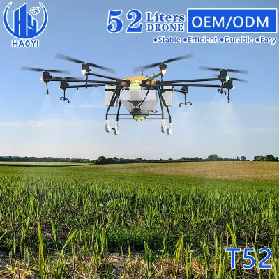  52L 60kg Payload Easy Operation Garden Uav Camera Remote Control Intelligent Battery Herbicide Drone Sprayer