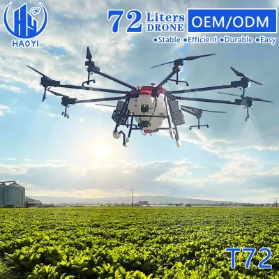 72 Liters Agro Crop Orchard Fruit Citrus Sprayer Agricultural Spraying Dron Ecuador Mexico Price Farming Drone Sprayer