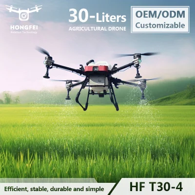  Invite Distributors! 30L Agriculture Drone Spraying Machine 4-Axis OEM Agricultural Drone Fumigador Dron for Pesticides Crop Spraying&Inspection