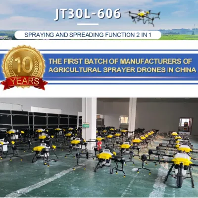 South America Hot Use to Provide Fumigation Service 30liter Agricultural Farming Use Vegetable Spraying Rice Corn Fumigation Uav Sprayer Drones with GPS