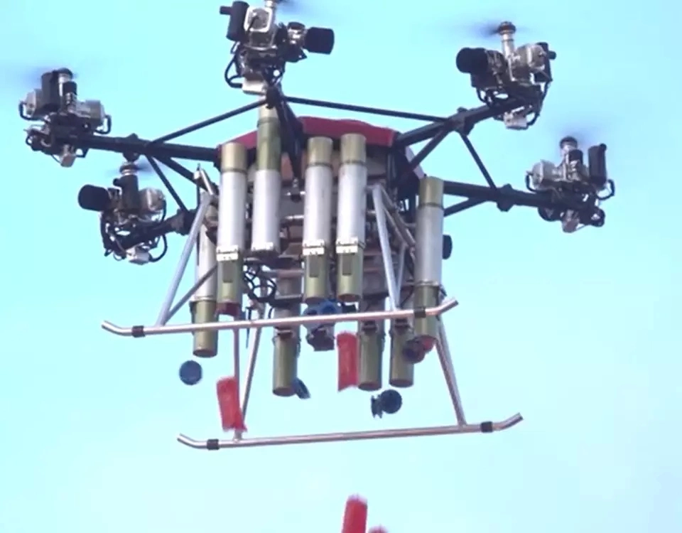 Excellent Quality Horizontal Firing Type Environmentally-Friendly Fire-Fighting Drones