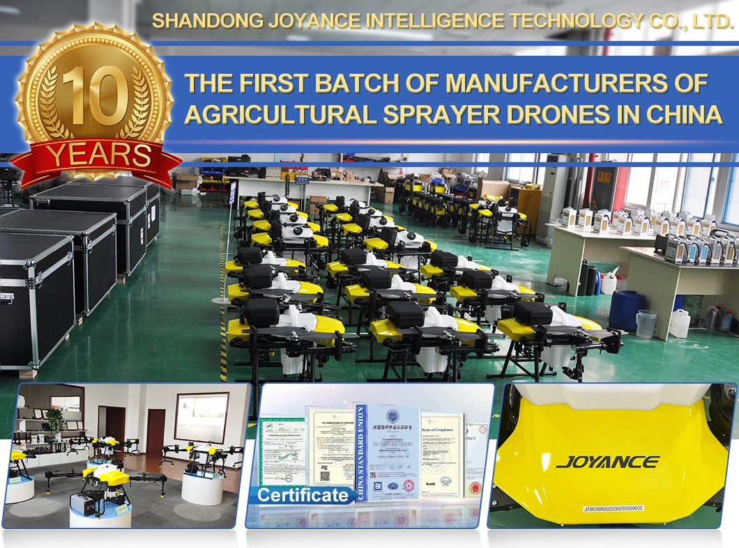 Small Farm Use 10liter Long Flight Time Dron Sprayer 4-Axis Autonomous Fly GPS Agricultural Sprayer Drone for Pesticides Spraying and Fertilizer Spreading