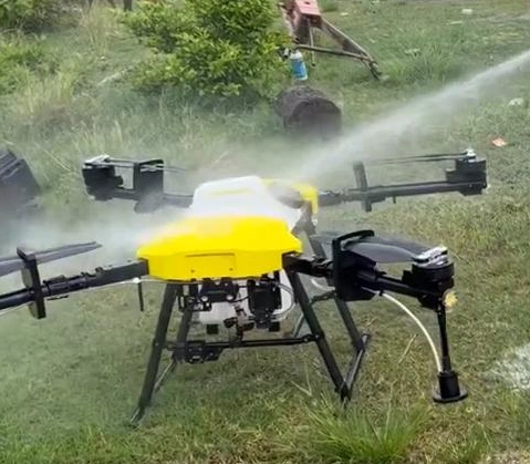 Small Farm Use 10liter Long Flight Time Dron Sprayer 4-Axis Autonomous Fly GPS Agricultural Sprayer Drone for Pesticides Spraying and Fertilizer Spreading