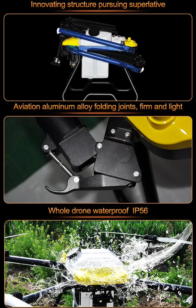 Field Spraying Drone Agricoltura 30kg Agricultural Automatic Liquid Fertilizer Sprayer Drone