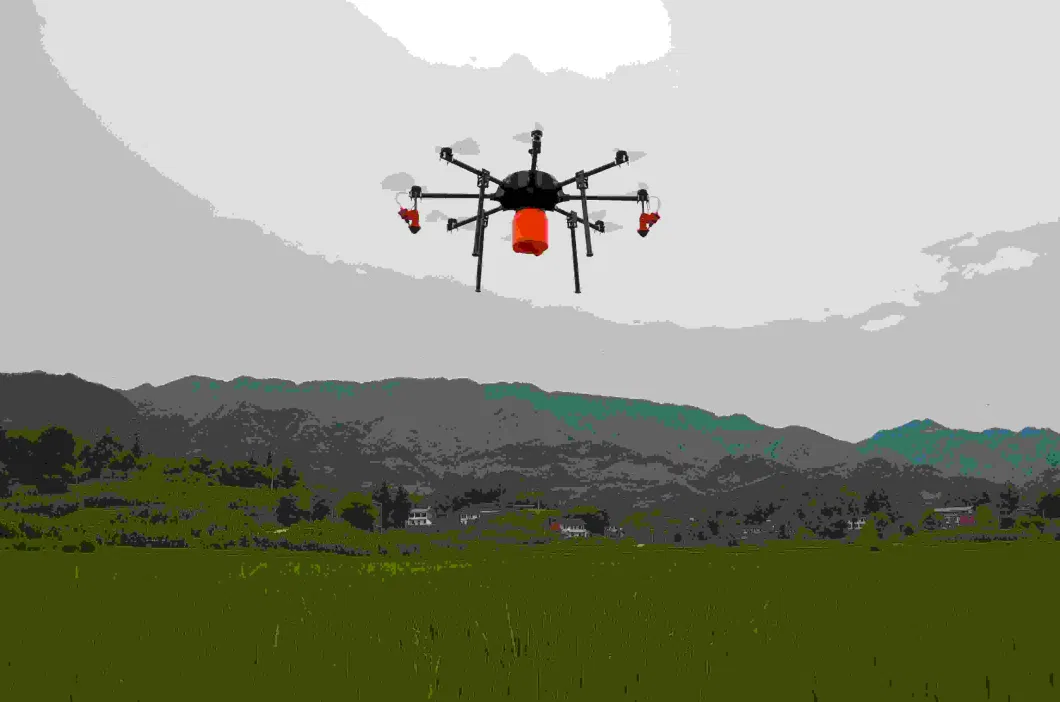 Agricultural Water Spray Drone Mg-1p Rtk Helicopter Agricultural