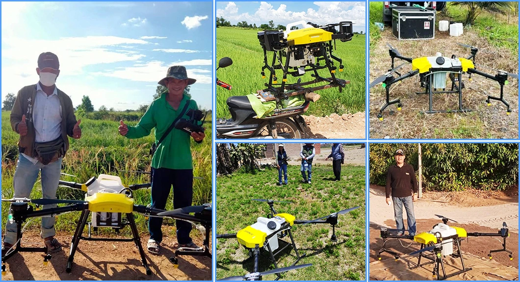 Largest Terrain Following Agriculture Drone Sprayer with Camera Night Work