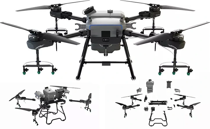 30L Spraying Spreading Drones Fumigation Spray Plant Protection Drone Spray Machine