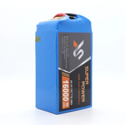 Batería larga duración DRAN 12s Lipo 16000 mAh 25c 44,4V UAV/Drone batería para Drone Agrícola