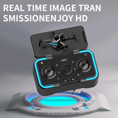 CS9 Drone RC plegable de lente única con cámara de 4 ejes Quadcopter con retención de altitud, modo sin cabeza, retorno con un solo botón, ajuste de velocidad - Negro.