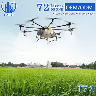 72L Agricultura sin tripulación Drone GPS Control remoto Granja Sprayer fruta Árbol desinfección robótica pulverización Agricultura rociado automático Robot pulverizador