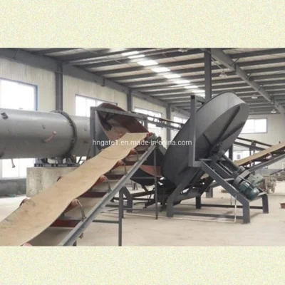 Gate 3-5T/H de Drones de pulverización agrícola de la planta de fabricación para la venta máquina Granulator fertilizante NPK