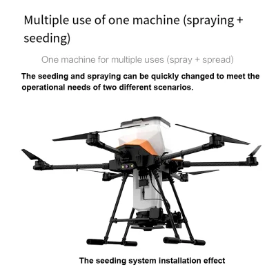 Profesional 30L Sprayer Agrícola para pulverización química y propagación de semillas Drones