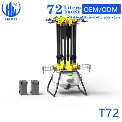Agricultura 72L batería de tanque de agua grande Agro GPS Dron Farm Pulverizador de pesticidas de Agricola pulverizador Drone Pulverizador para pulverización Agro