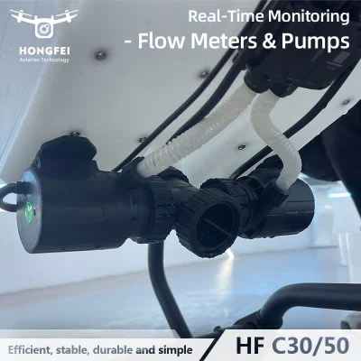 Nuevo Tipo 30-50L tanque de agua UAV Drone Agriculture Spray Con dispositivo Fogger 4-Axis Agriculture Drone Sprayer con centrífuga Boquillas