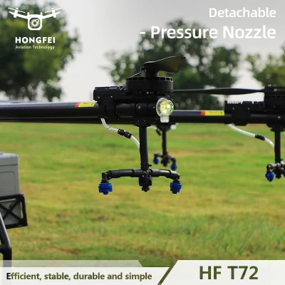 Especial UAV 72L Drone Sprayer Multi-accesorio inteligente Drones de pulverización química Agricultura Spray Drone