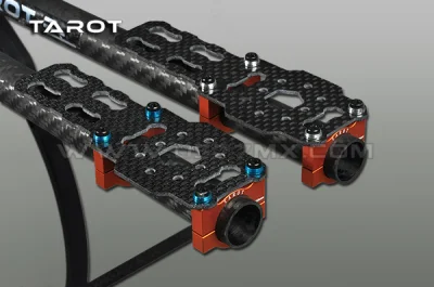 Iron Man 650 Quad-Copter plegable de plástico de bastidor (landing skid) TL65b02] Bastidor Multi-Copter